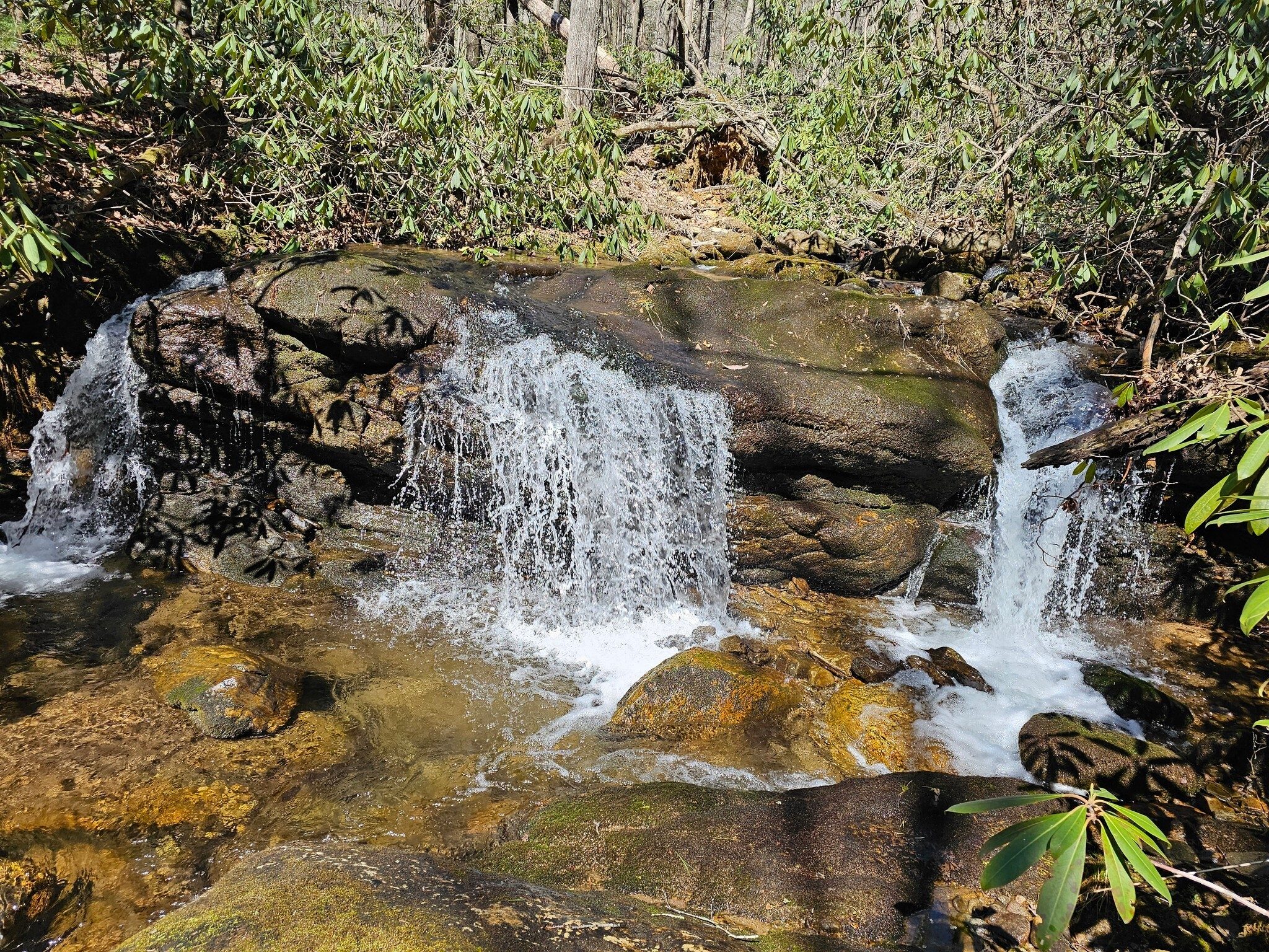 Finally, Six-Foot Falls.  Not spectacular, but still nice.  Now for the 1.5 mile uphill, rocky return hike.
