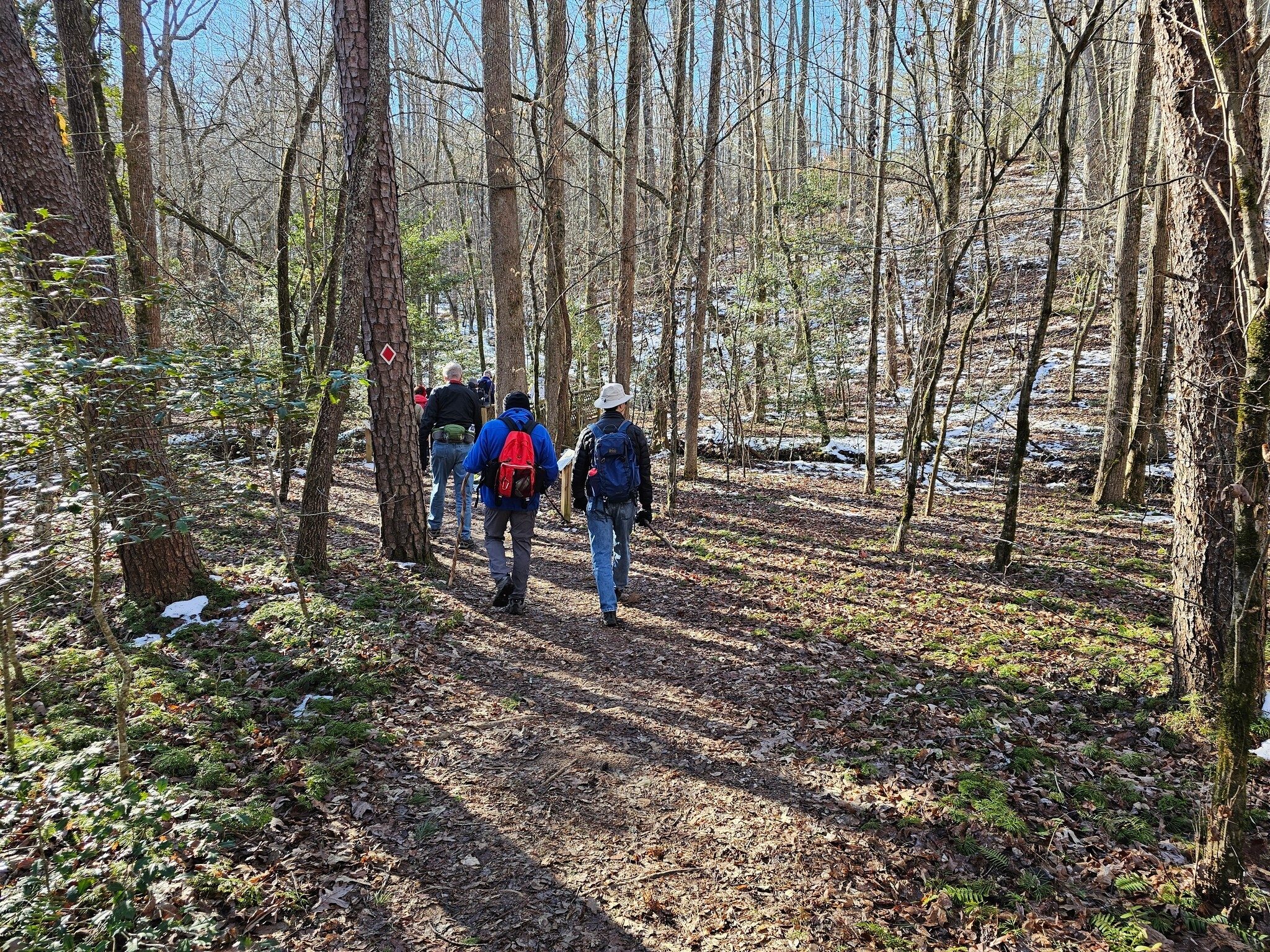 Nice trails and we still have some snow on the ground.