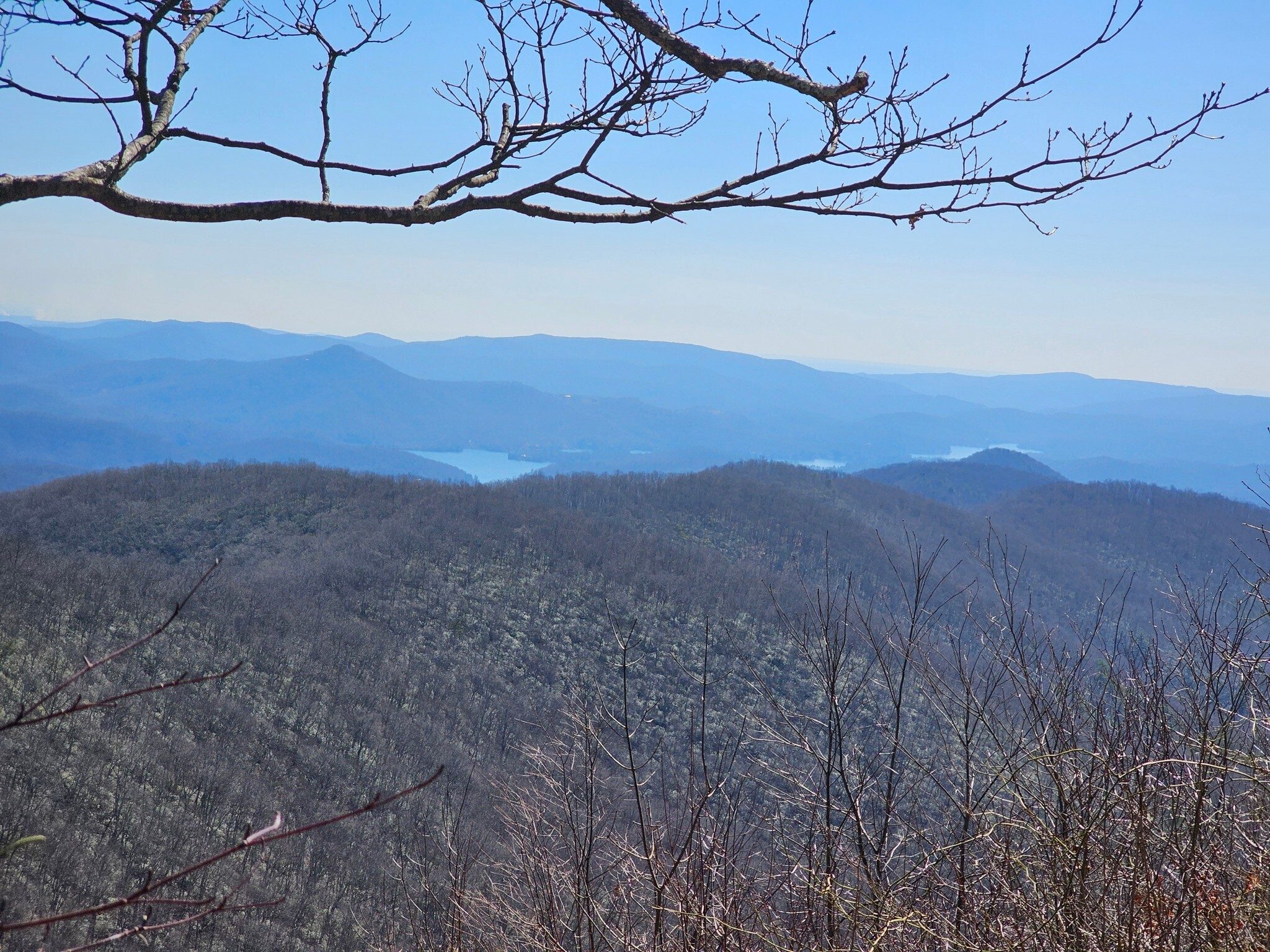 Always a nice view from the vista just past Powell Mountain.