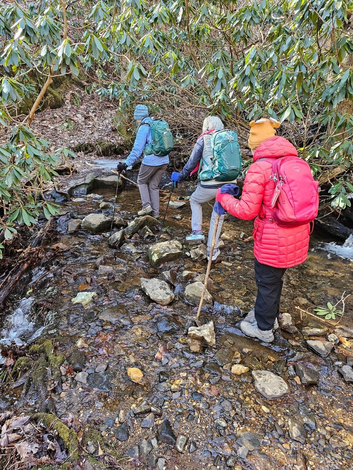 This water crossing was fairly easy.