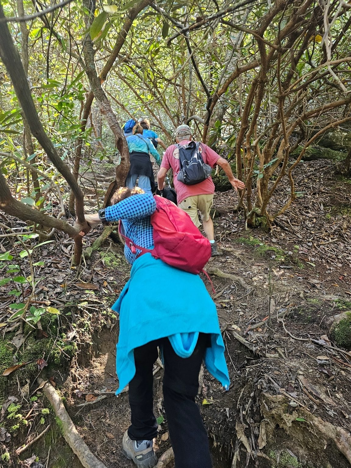 One last climb-out for the return hike back to the trailhead.  Good job everyone!