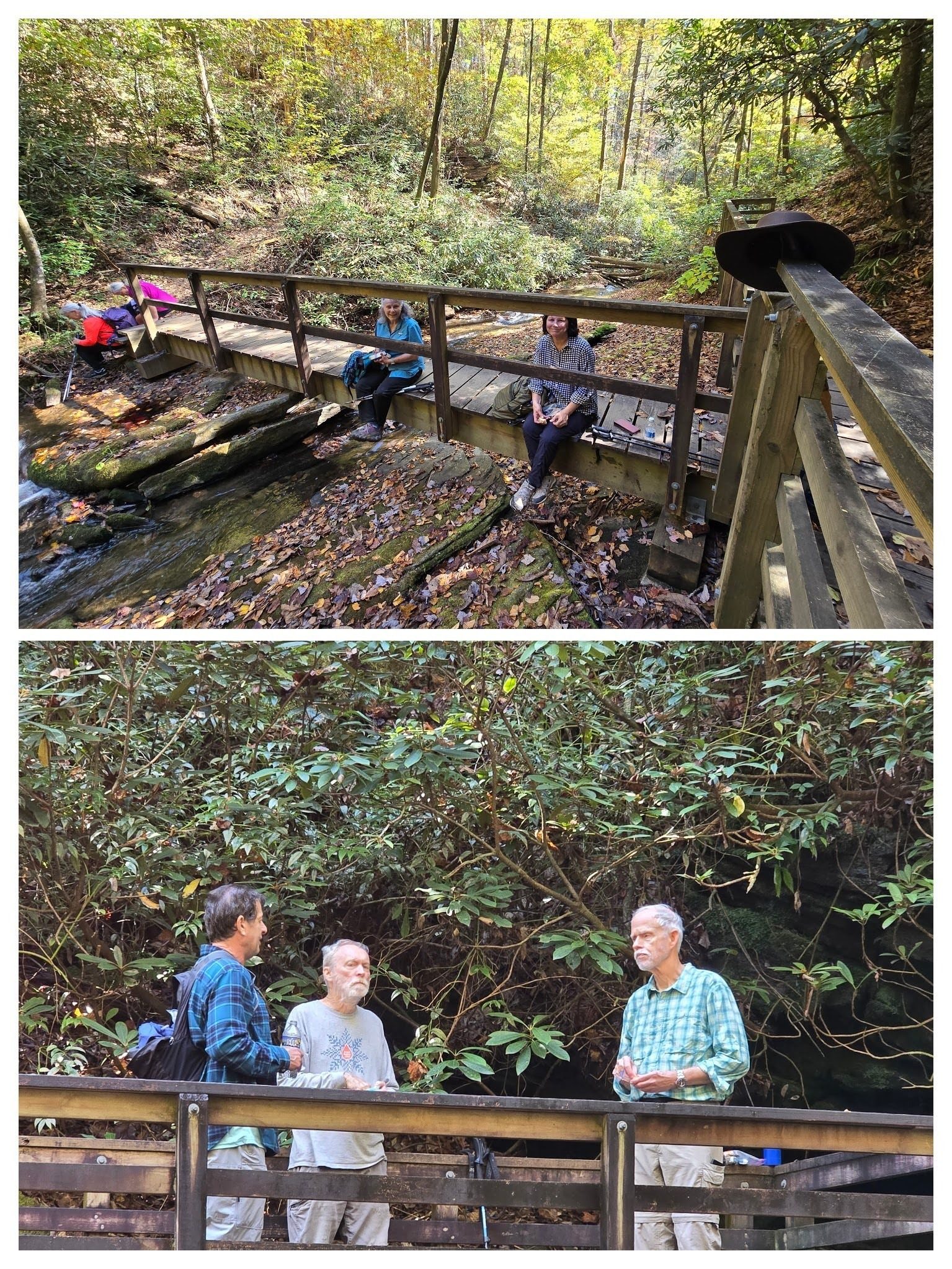 Lunch at Martin Creek Falls.