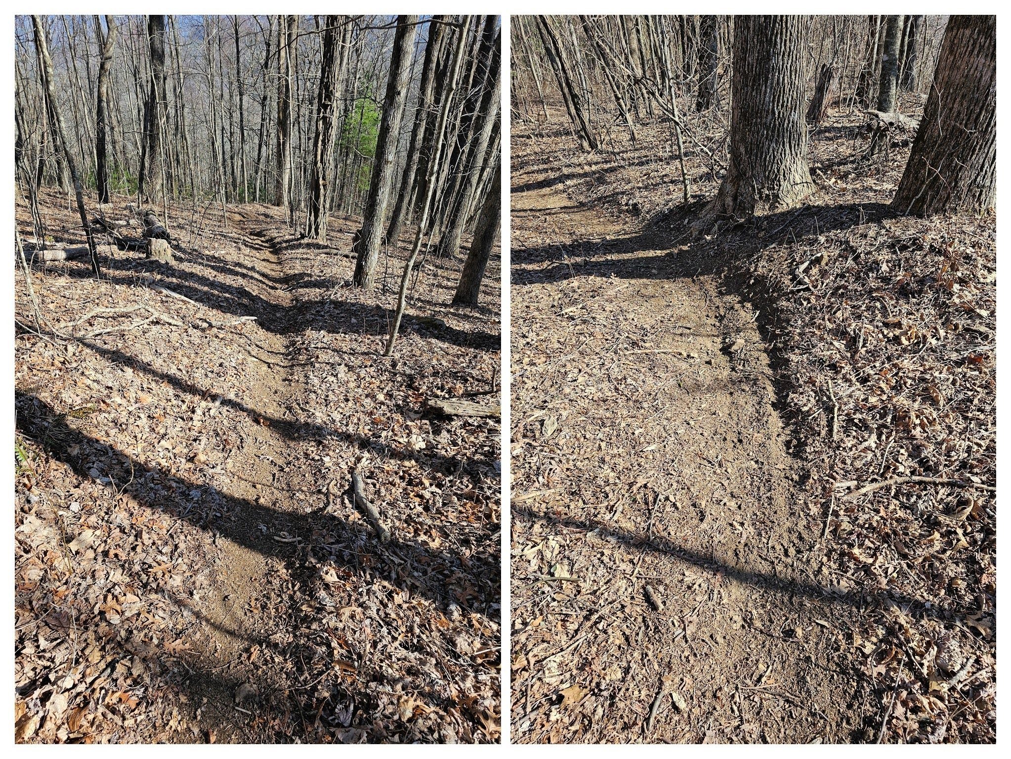 This trail is definitely used by mountain bikers, but nothing about that use online.