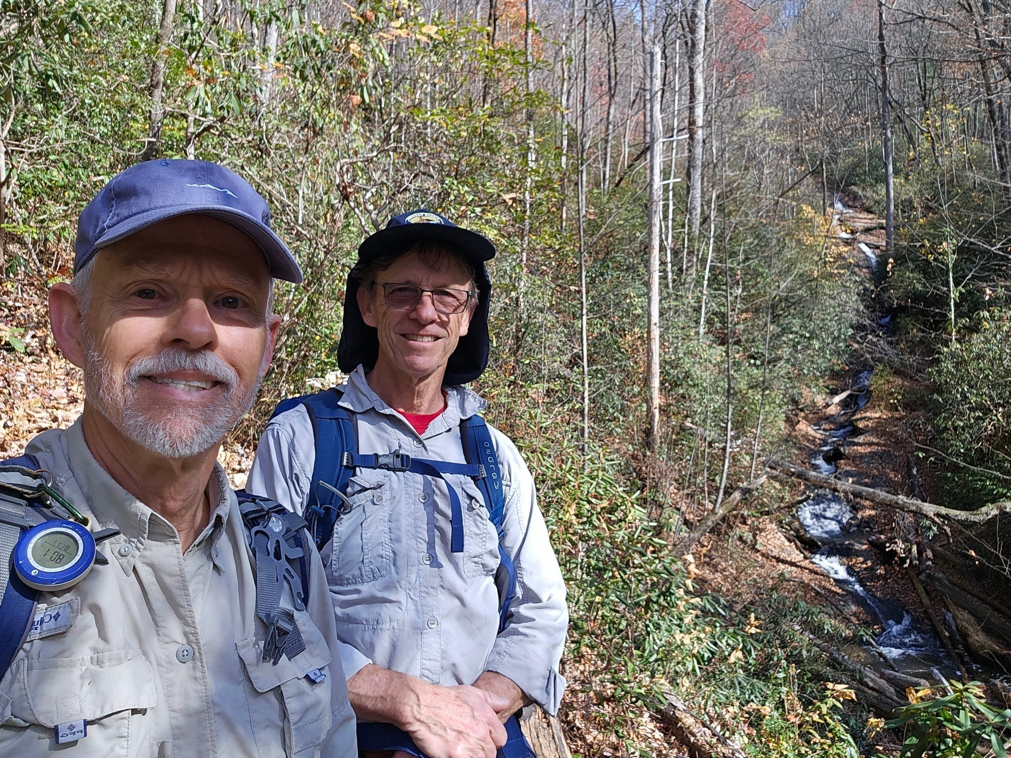 Yep, Mike & Gregg again at Secret Falls.