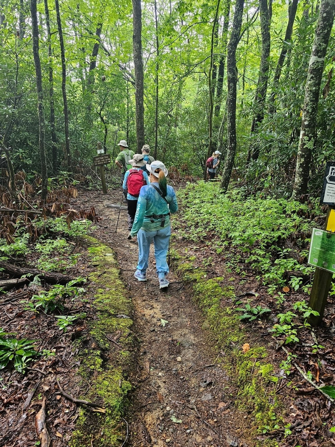 The Bartram Trail was in very good condition for the first 2.7 miles.