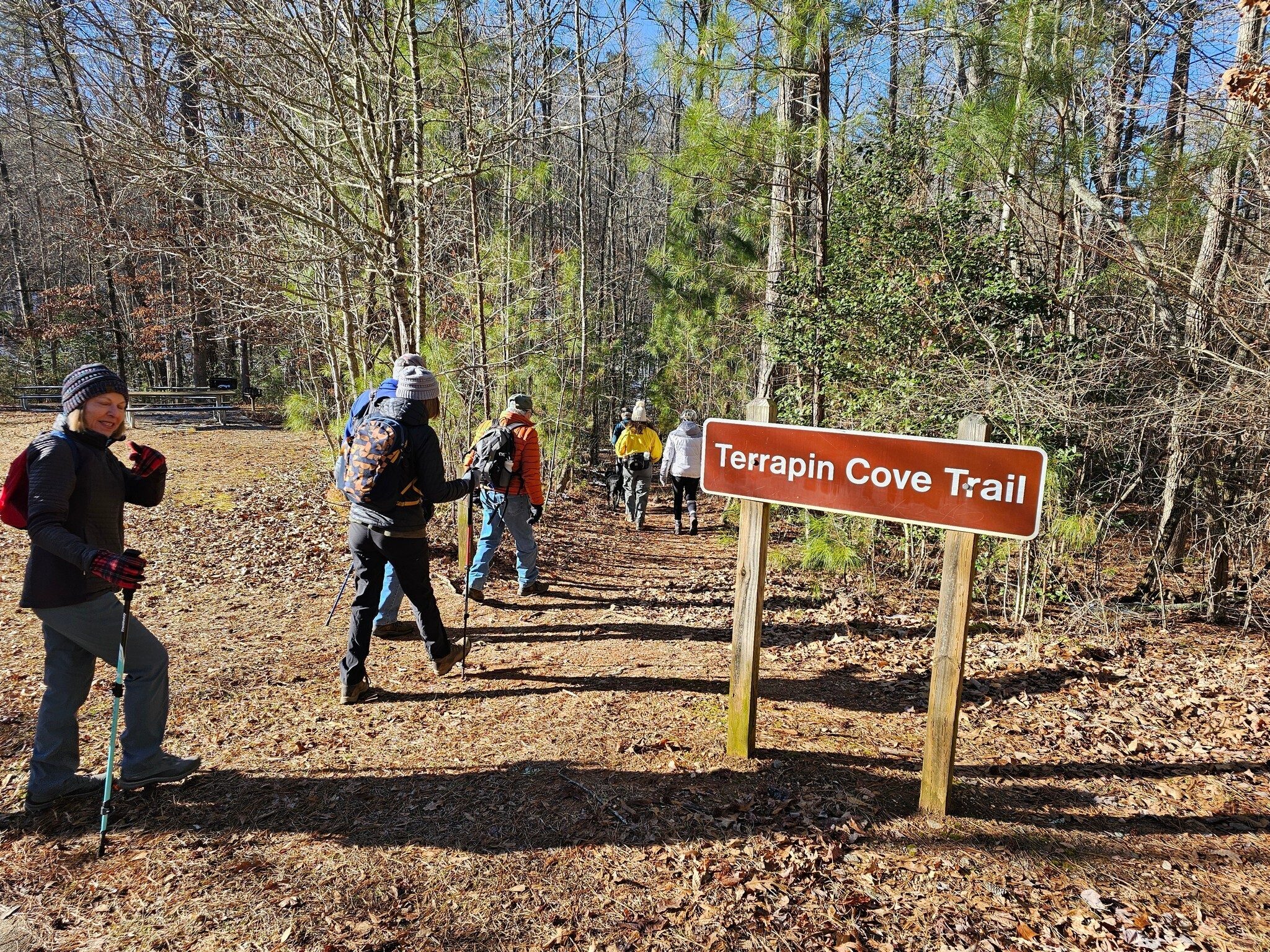 Getting started at the trailhead.