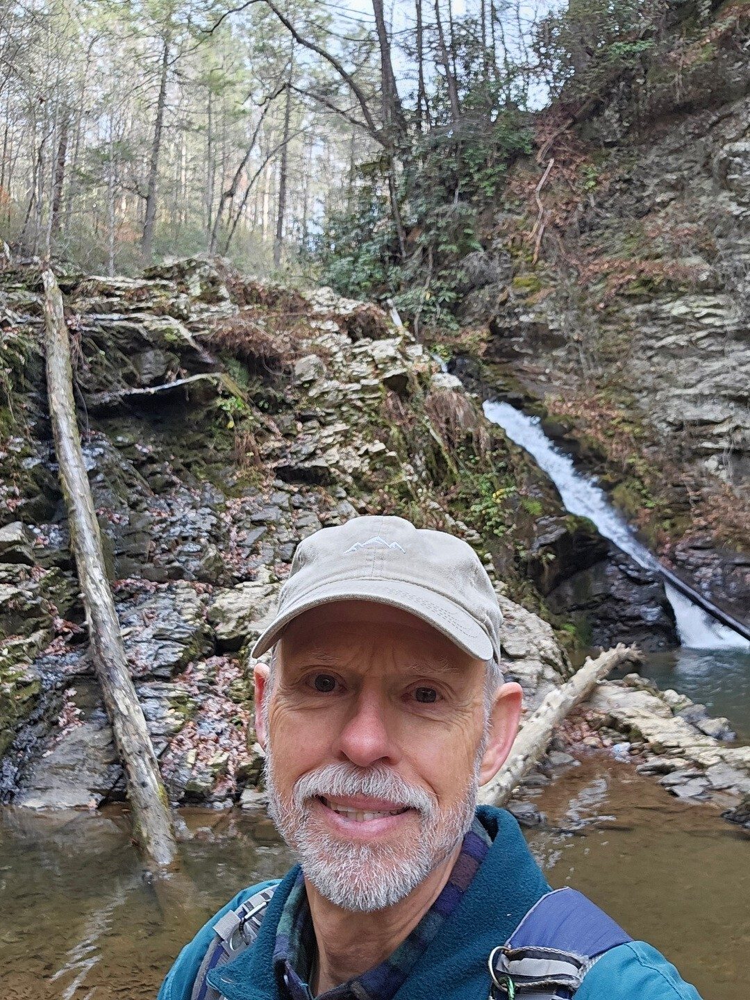 A closer view of that sluice . . . oh, and me too.