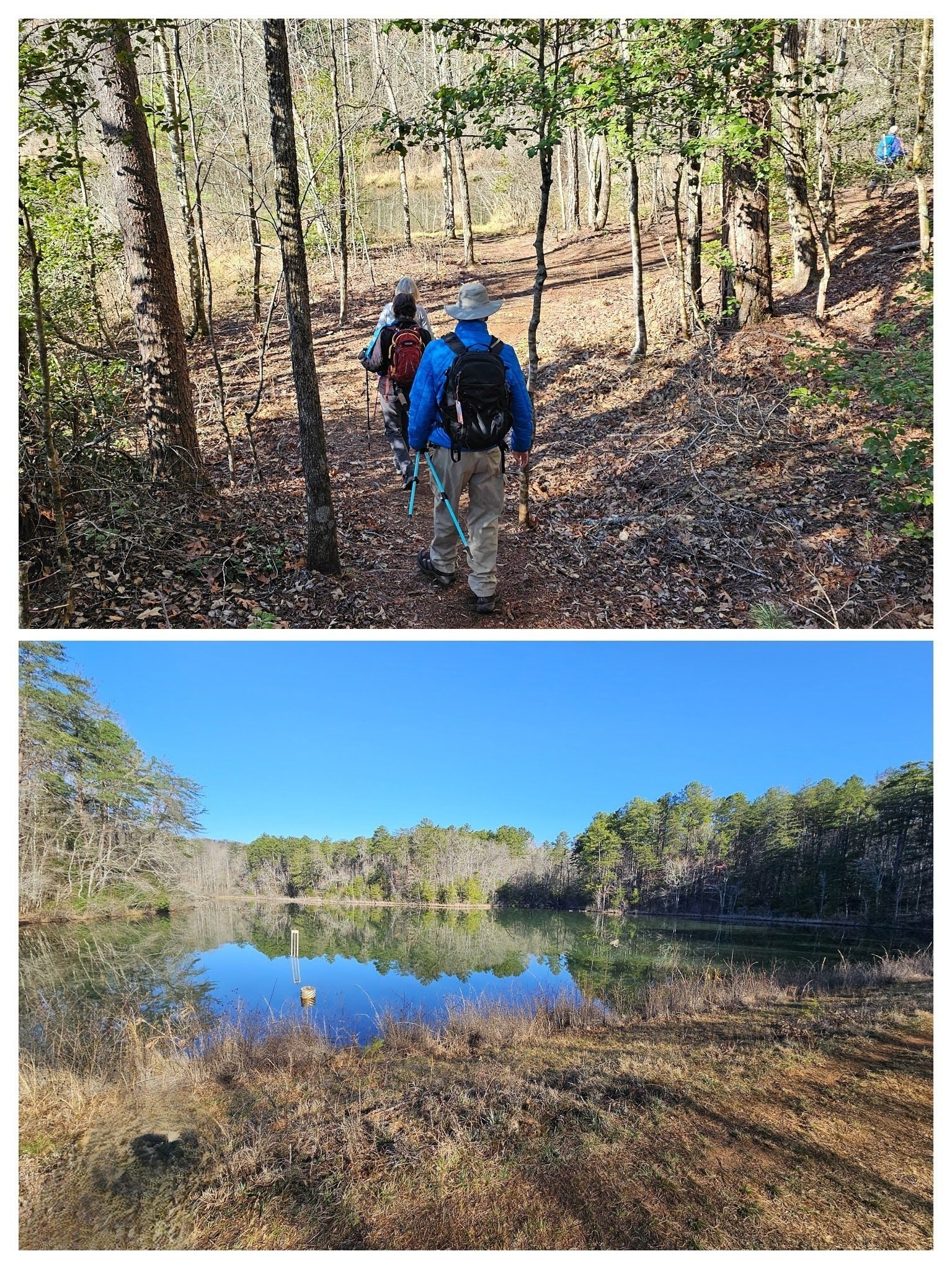 A nice trail around the lake.