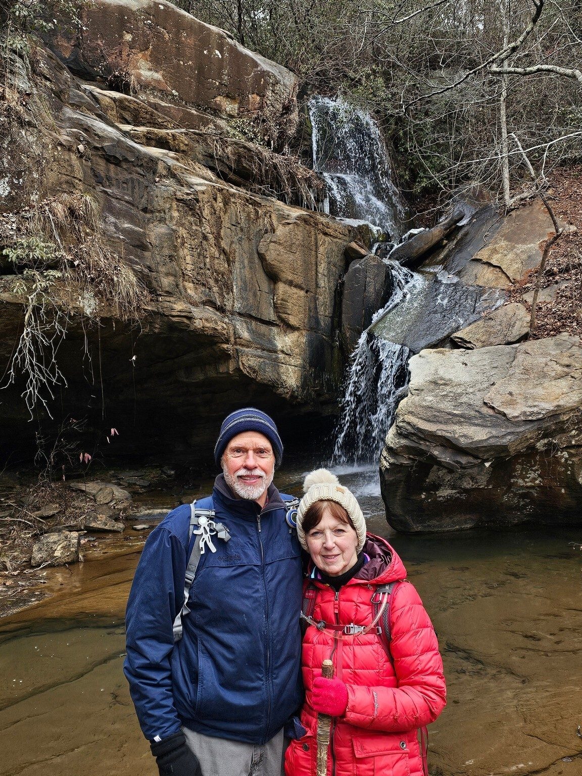 Big Leatherwood Falls, a great spot for a photo.