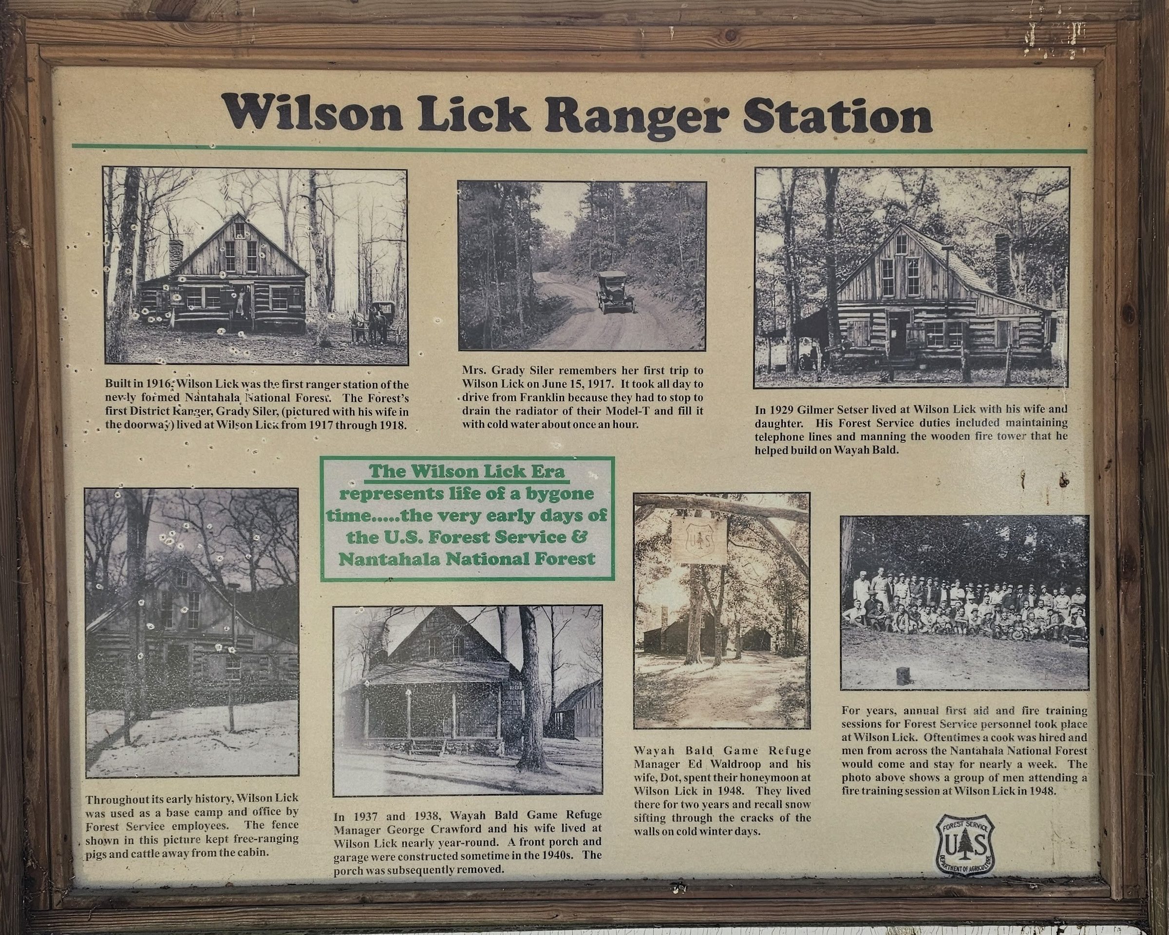 More history of the ranger station, 2 of 3