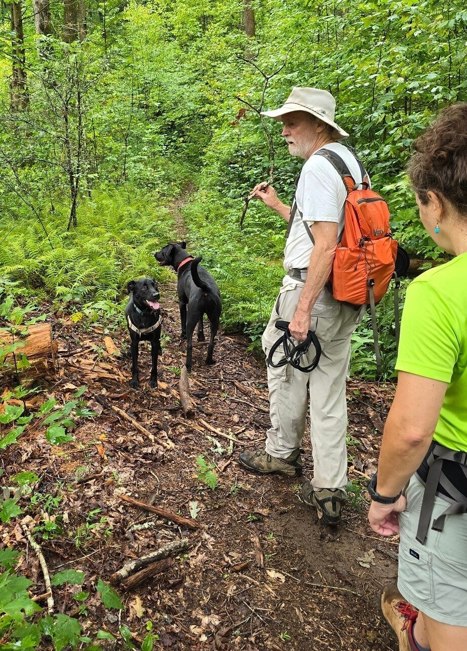 Both Toby's enjoyed both the hike and each other's company.
