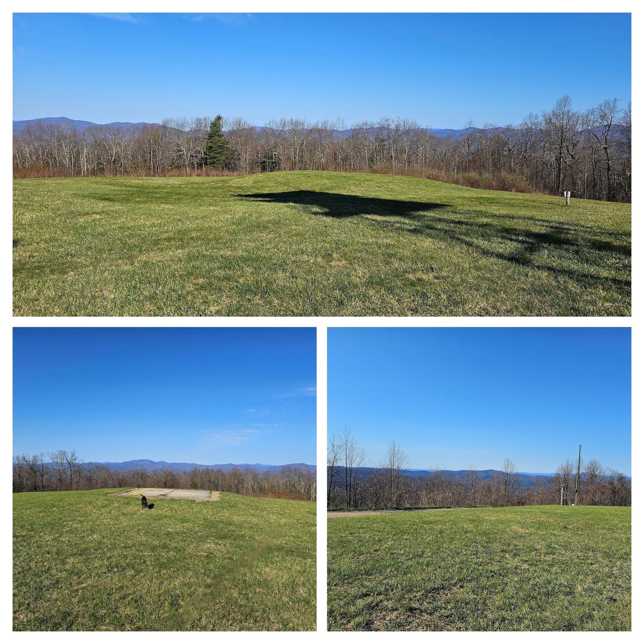 Since we could not climb the fire tower, here are the southwest to north views  from there.