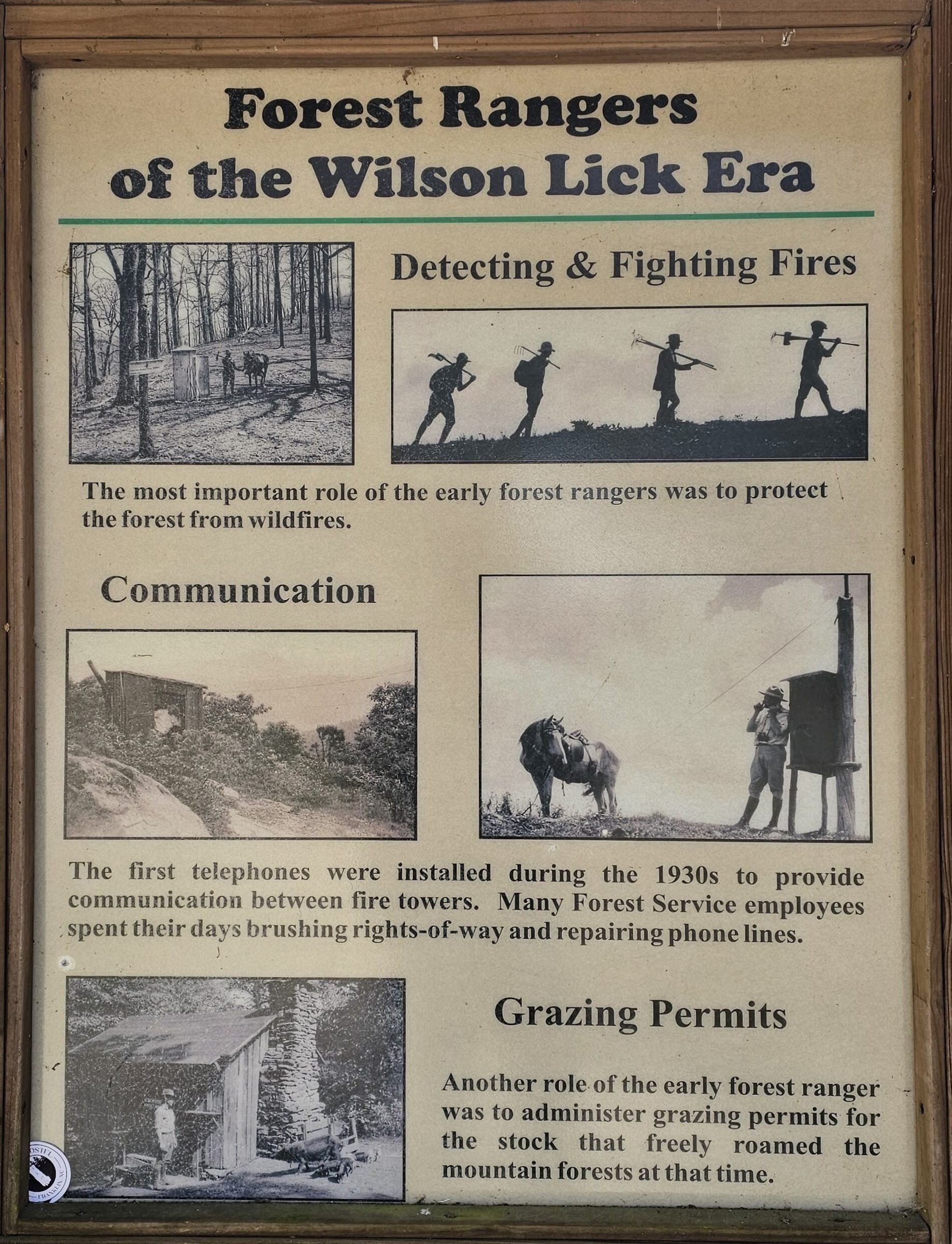 Just a little history of the ranger station-1 of 3