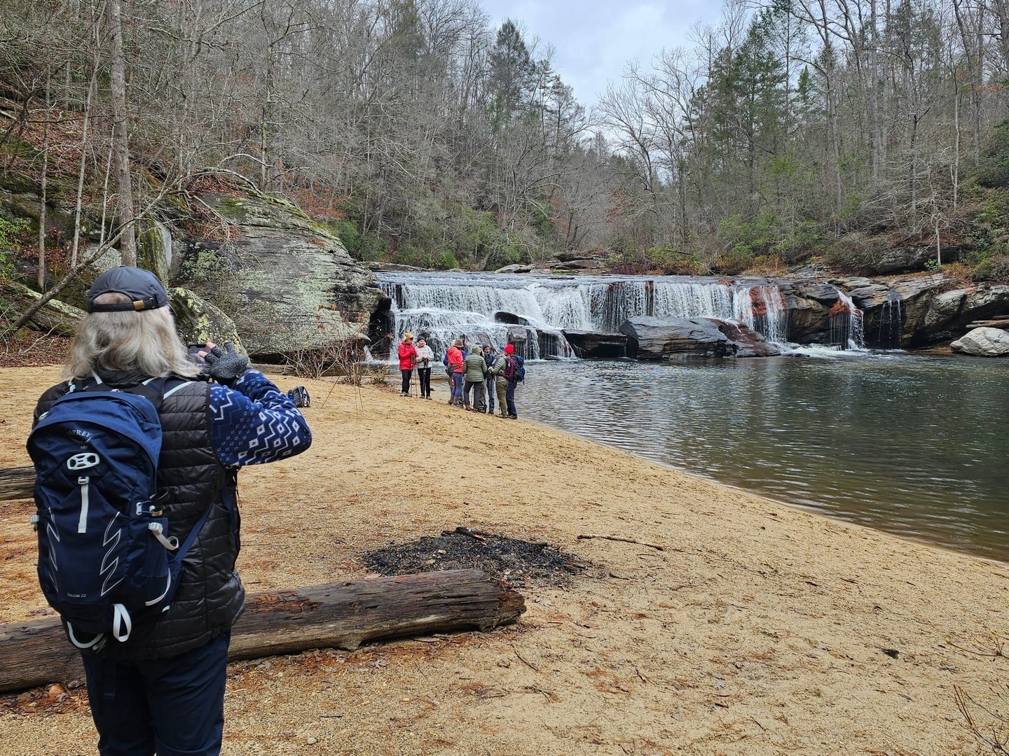Phil Steele taking a few more photos before we headed back.