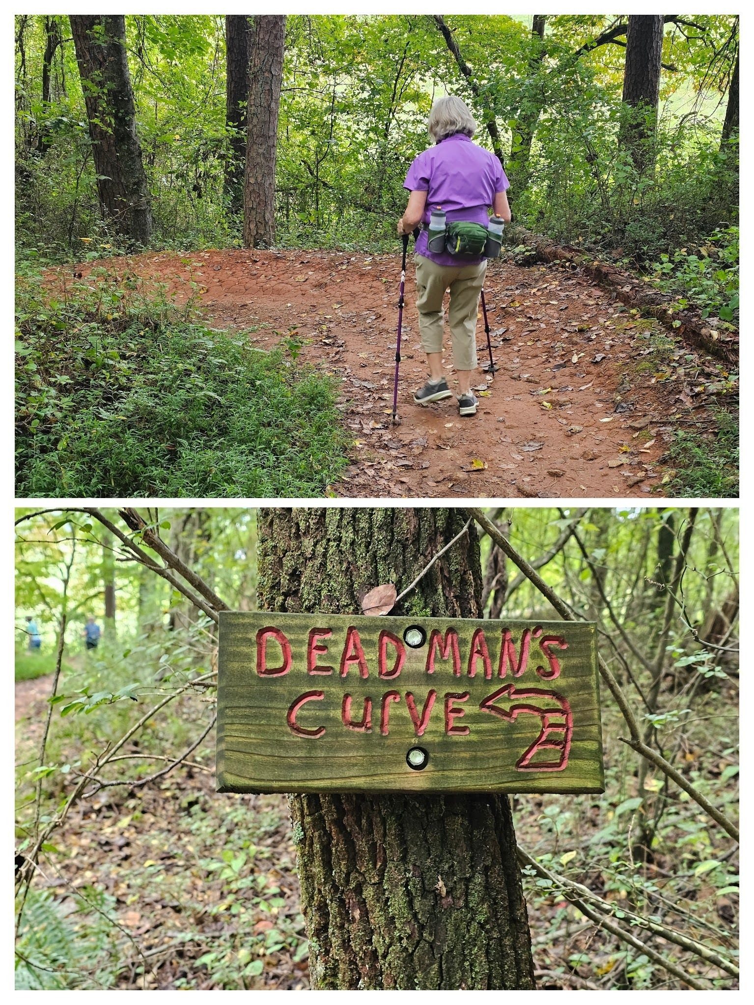 As we head back, Careful Angela! It is "Deadman's Curve" afterall.