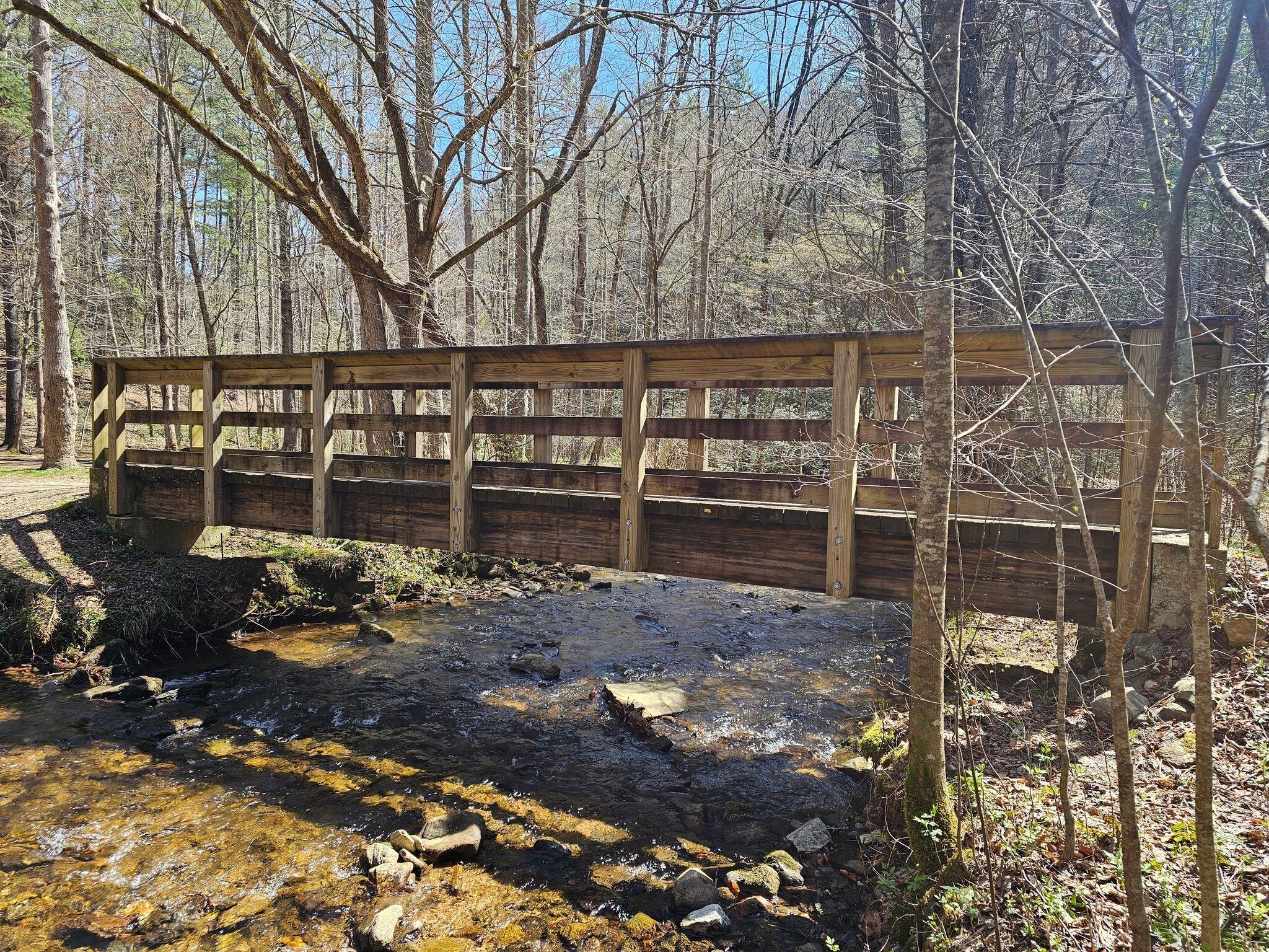 A nice bridge across West Wolf Creek.