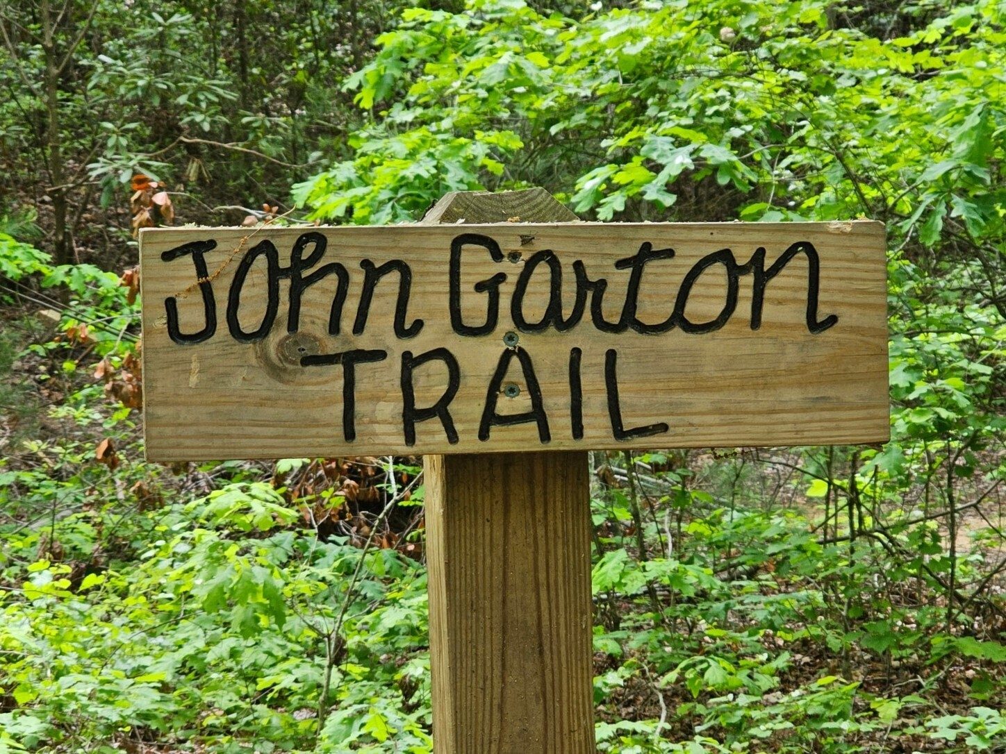 On to the Lower Whitewater Fall on the John Garton side trail off of the Foothills Trail . . . almost there folks!