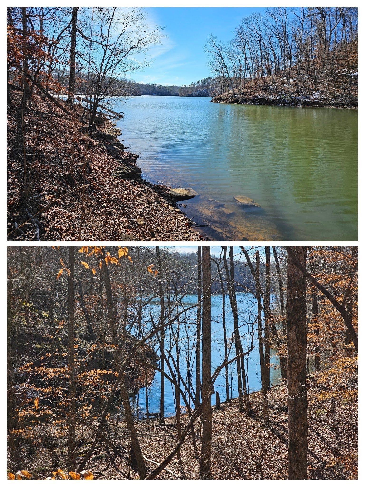 First views of Lake Lanier.