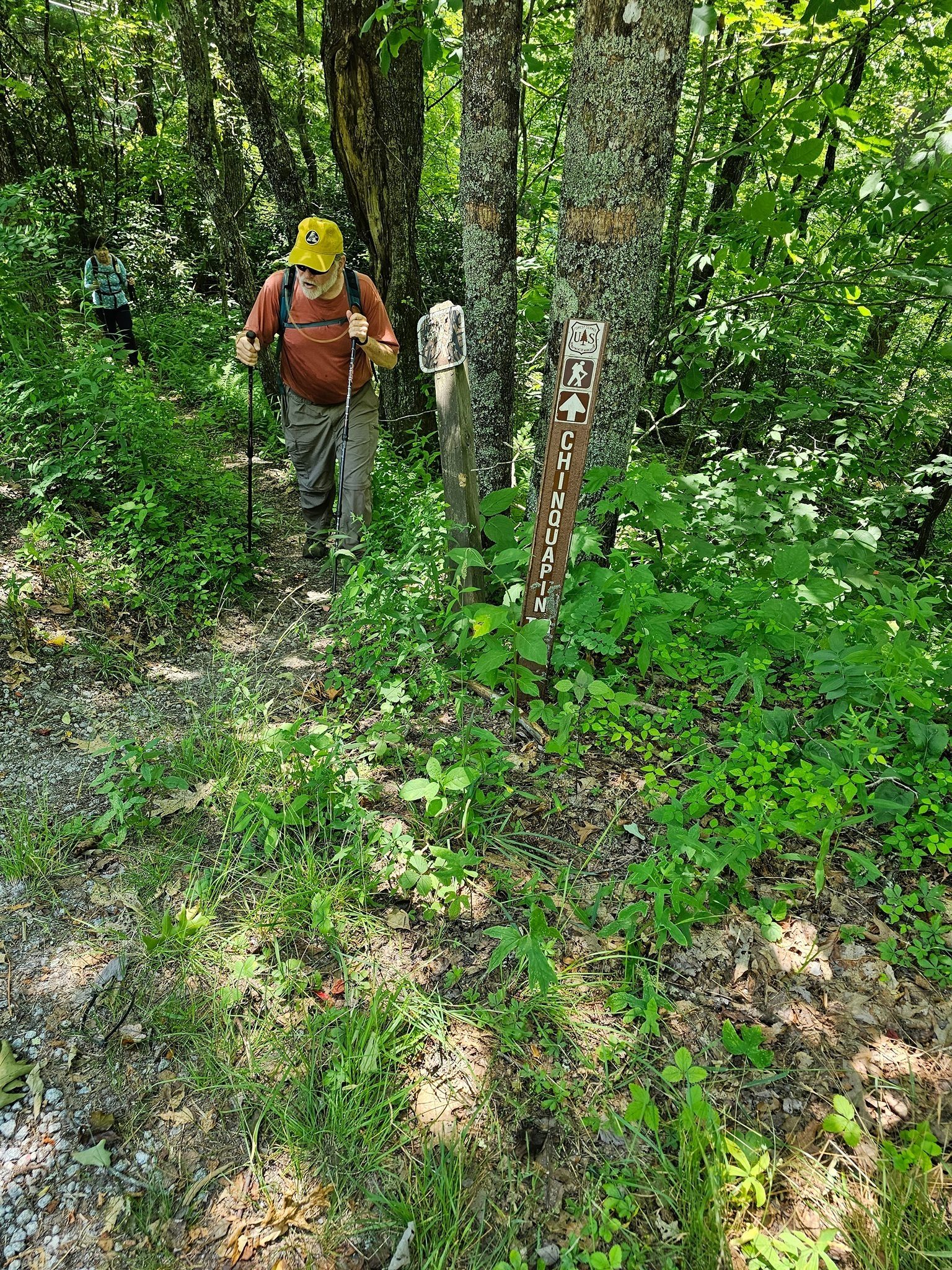 Exiting the access trail at NC Hwy 106.