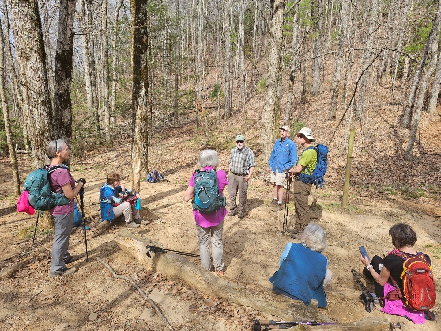 Just a short break at Indian Grave Gap.