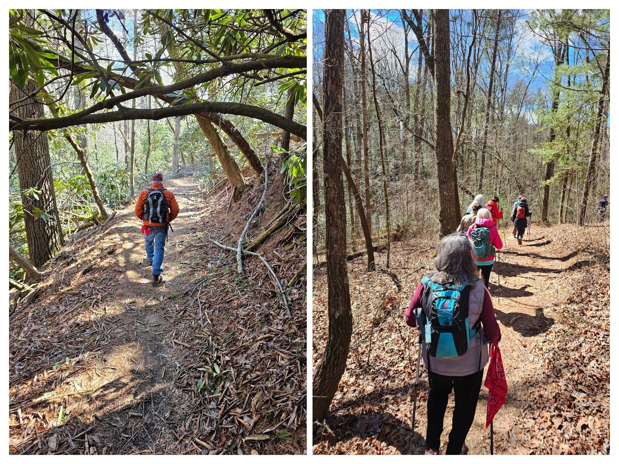 Oh well, it was still a good hike. Let's head back.