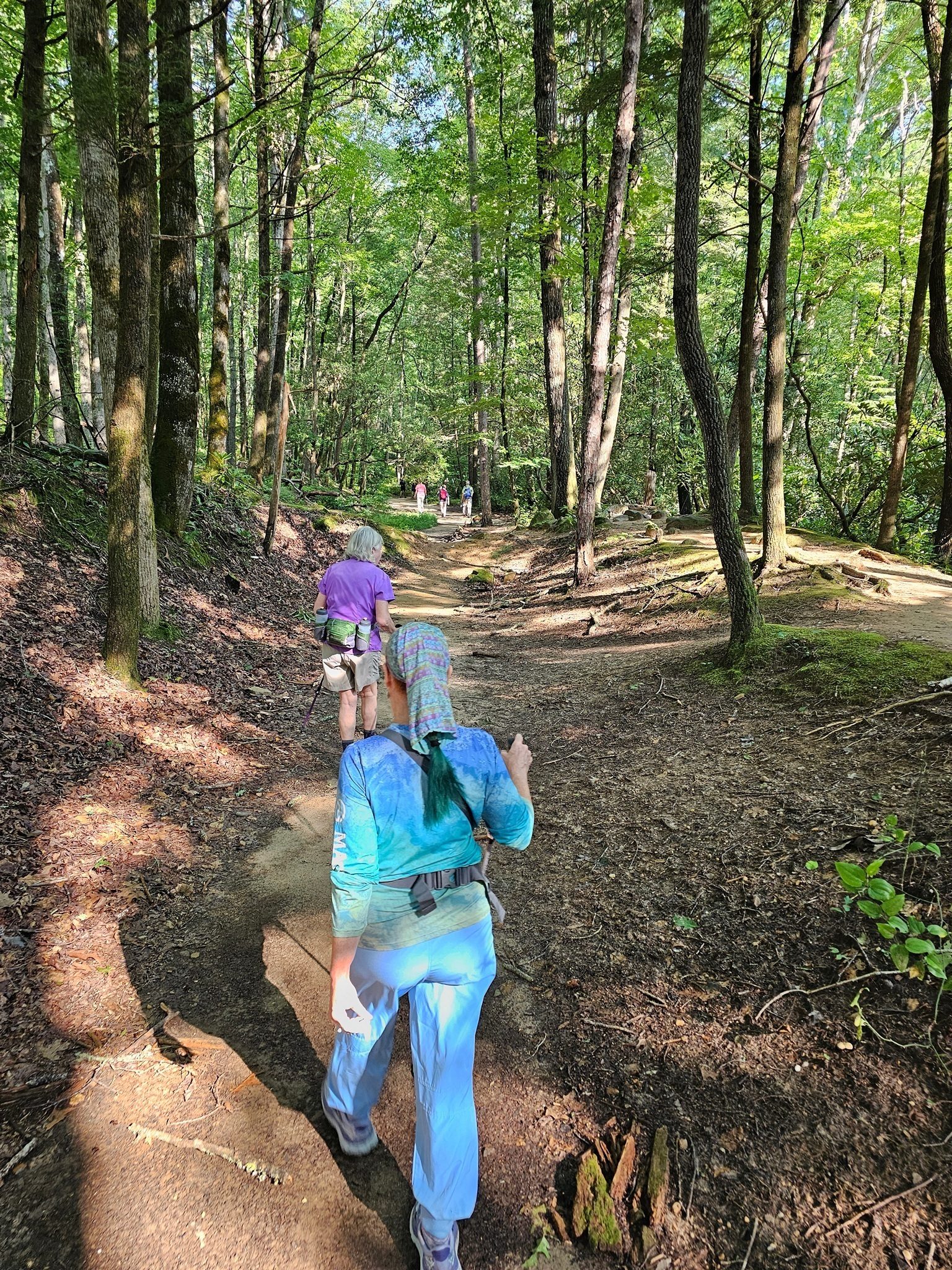 This is one of the better parts of this trail.  It gets a bit "rooty and rocky" as we continue further up the trail.
