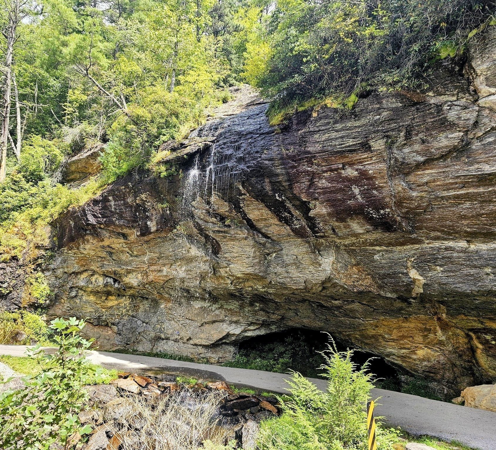 A brief stop at Bridal Veil Falls just down US Hwy 64 as we leave.