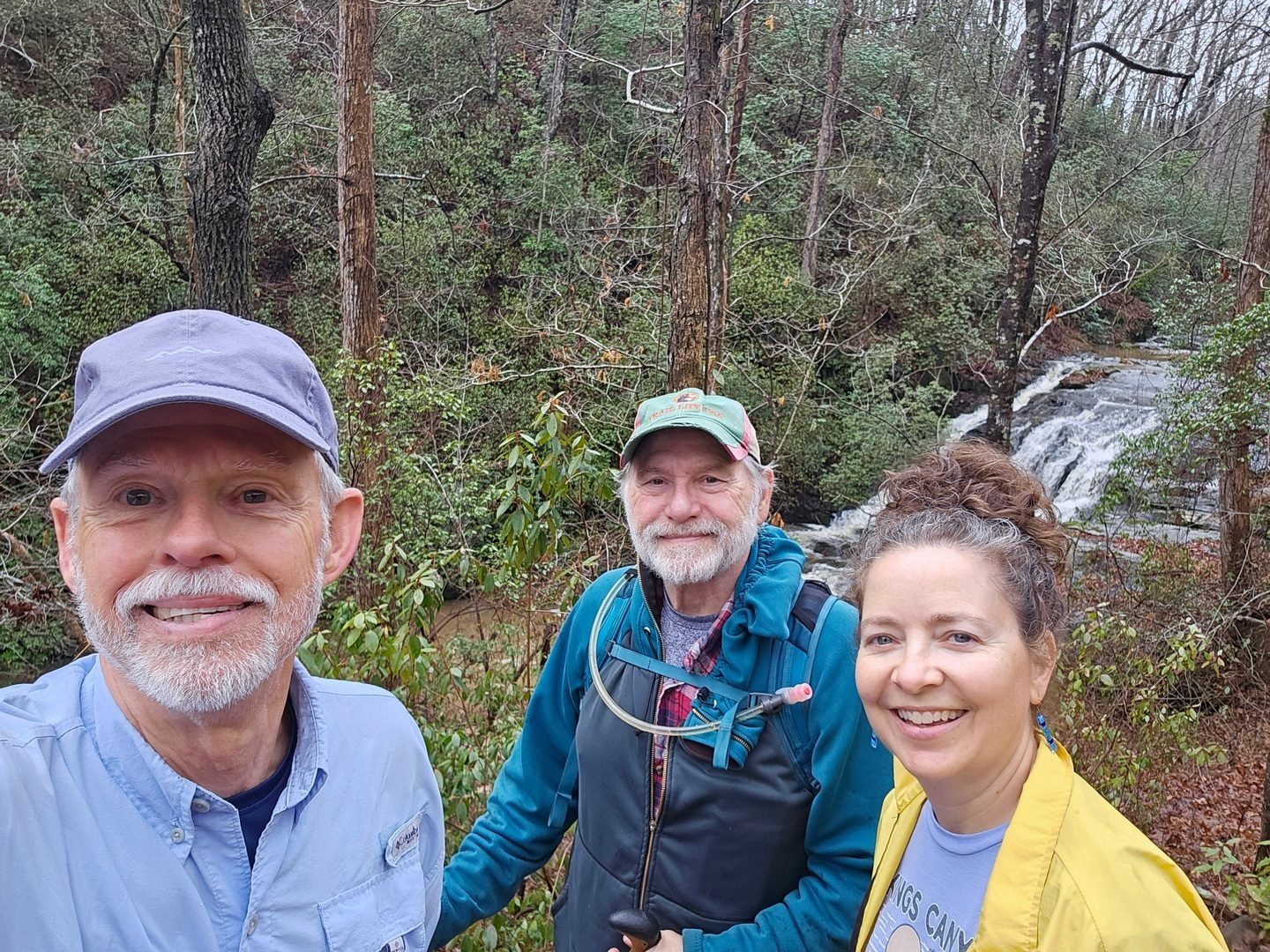 Today's Exploratory Hikers (L-R): Mike, Jack & Heather.