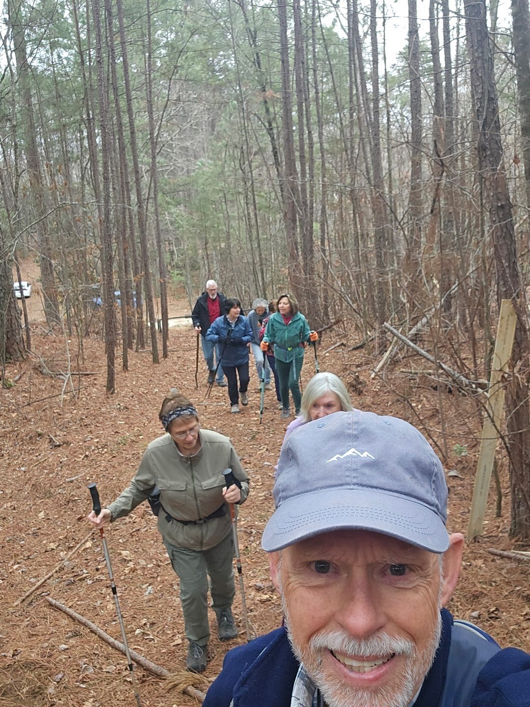 Headed up the FS road toward Panther Creek Trail.