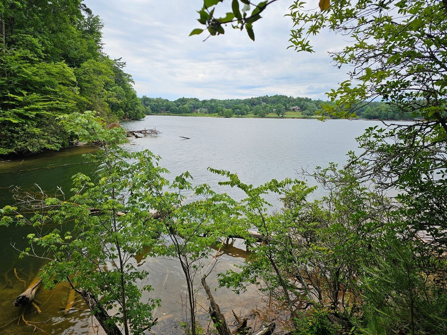 Another view of Lake Keowee as our trail loops back.