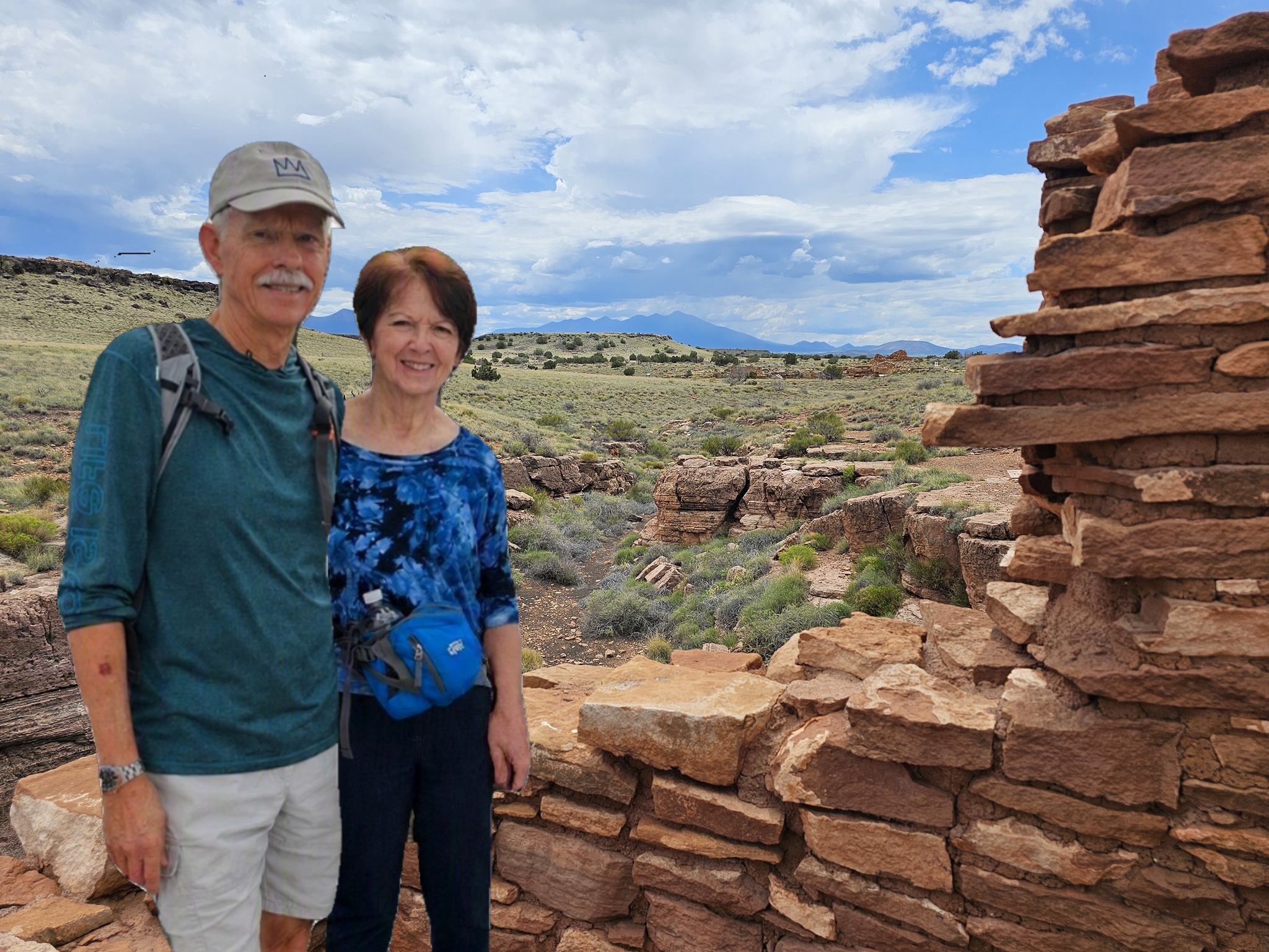 Today's hikers: Mike & Jenny; Not shown, Scott, Renée. Jim & John