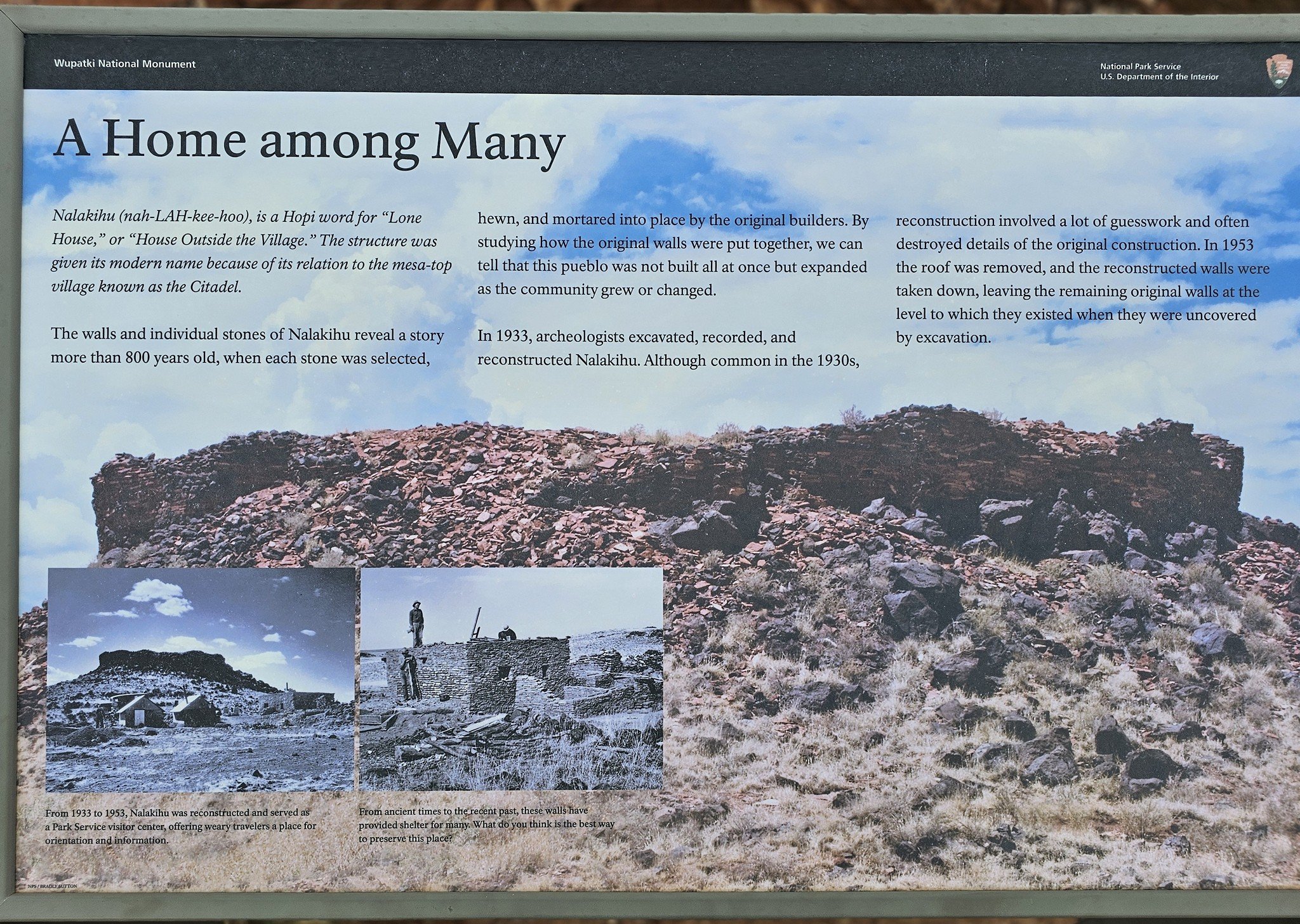 Nalakihu Pueblo information. See the lead photo for a picture of those ruins.