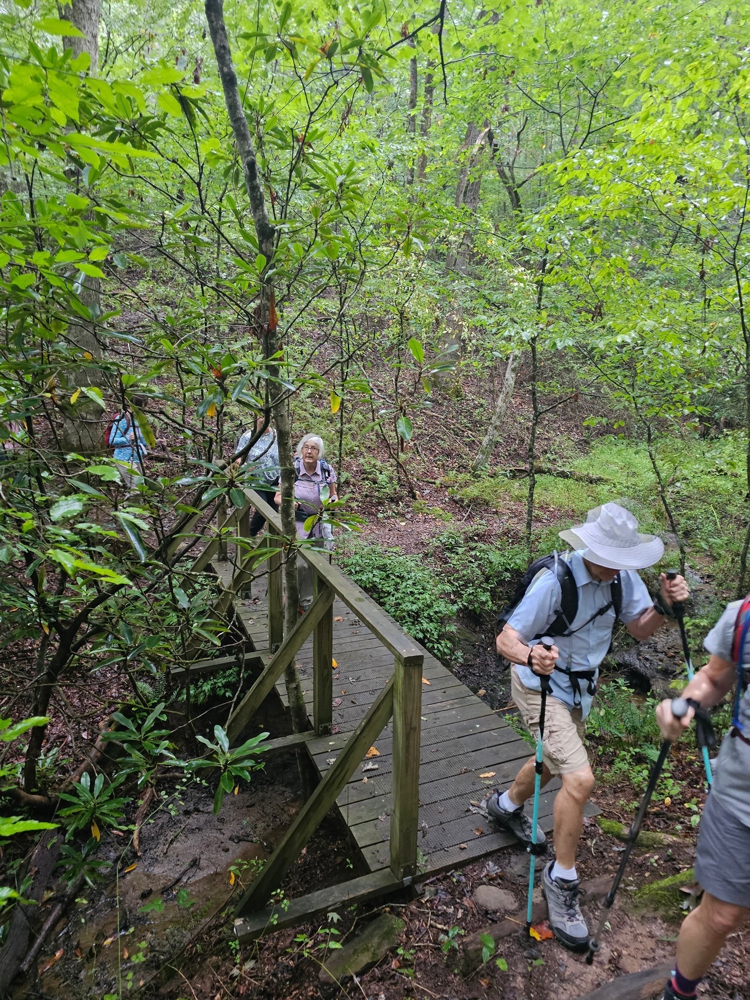 Hiking we will go, hiking we will go, hi, ho . . . you finish the rest.