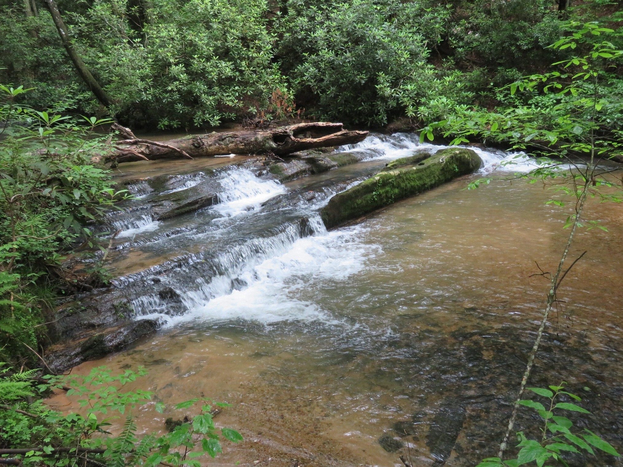 From a visit three years ago, this is what the falls look like