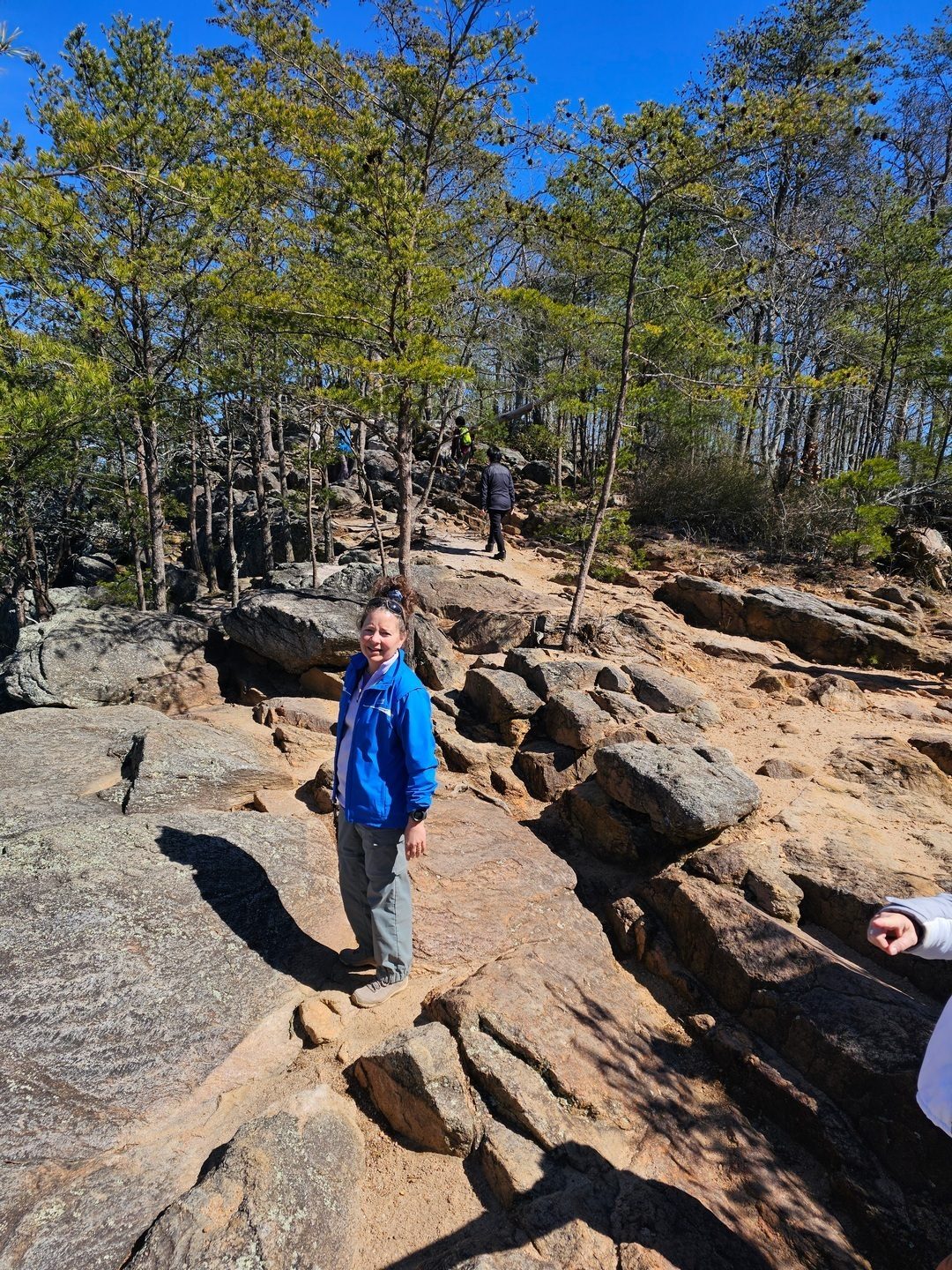 Up on Indian Seats it's quite rocky.