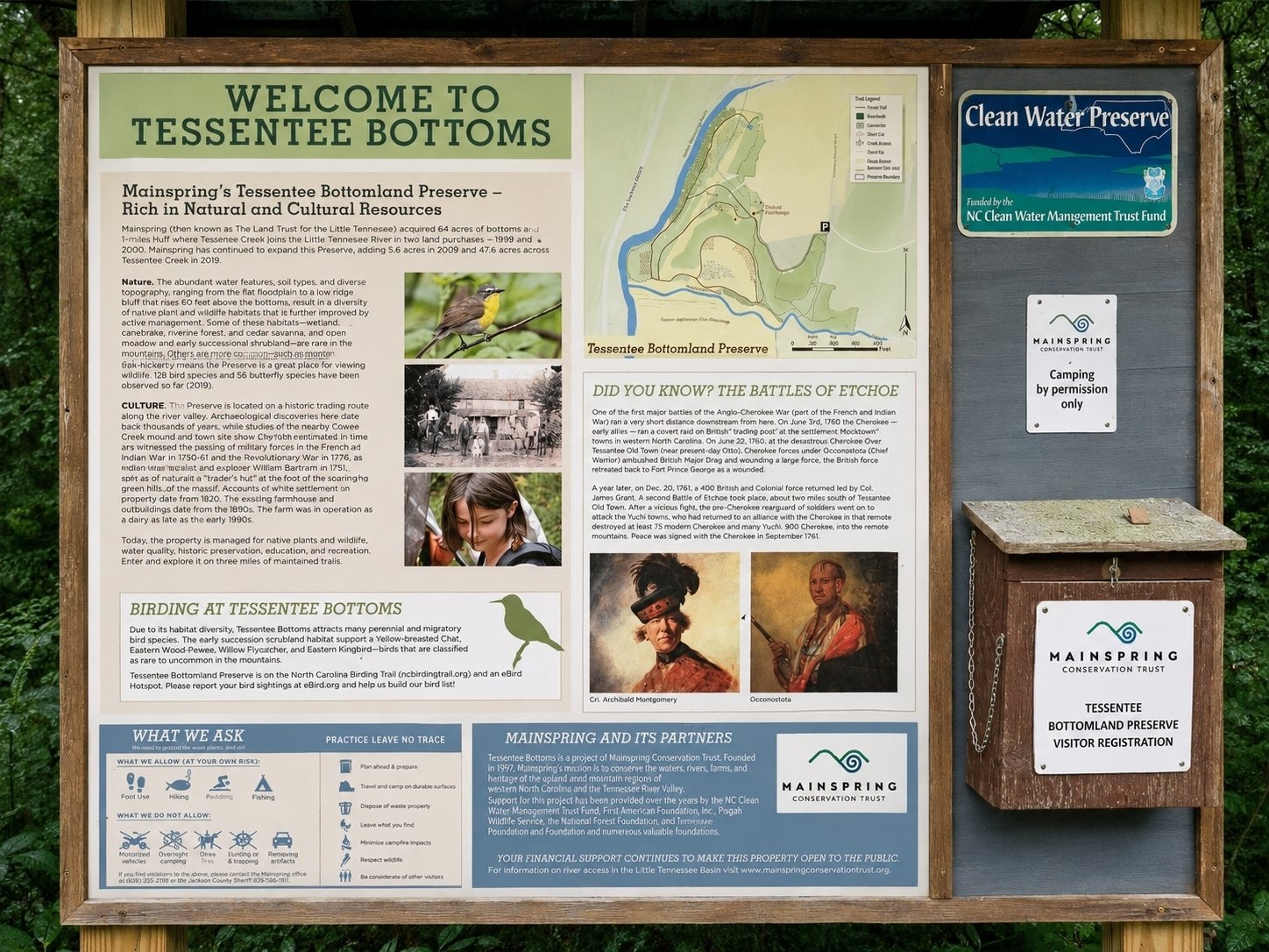Some neat information about this preserve.