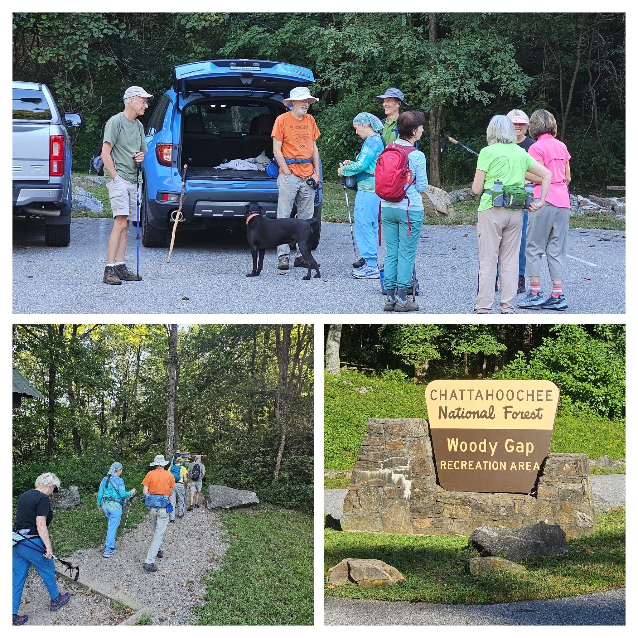 Getting ready at Woody Gap