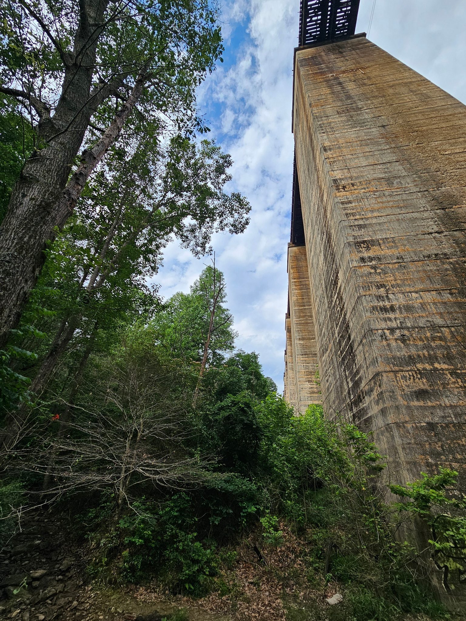 And here's the pic.  Hard to believe this trestle was build between 1915 & 1919.