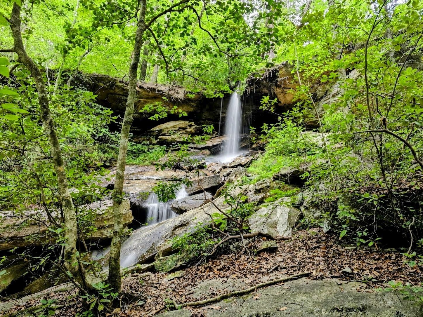 However, the view from the bottom of Contentment Falls is very nice.