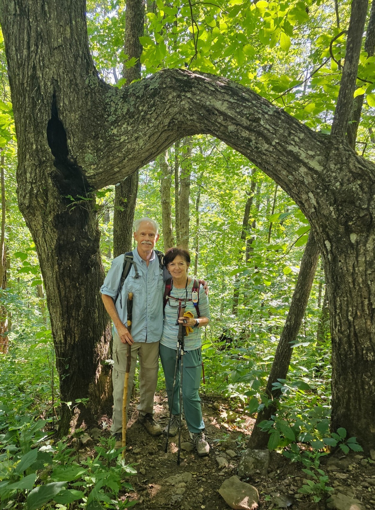 Couple of the day  . . . OK, the only couple today, but a great spot for a picture.